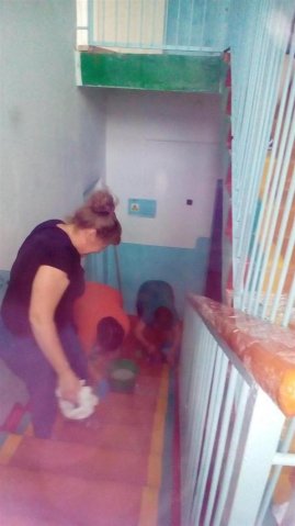 В МДОБУ детский сад № 22 проходит подготовка помещений к новому учебному году