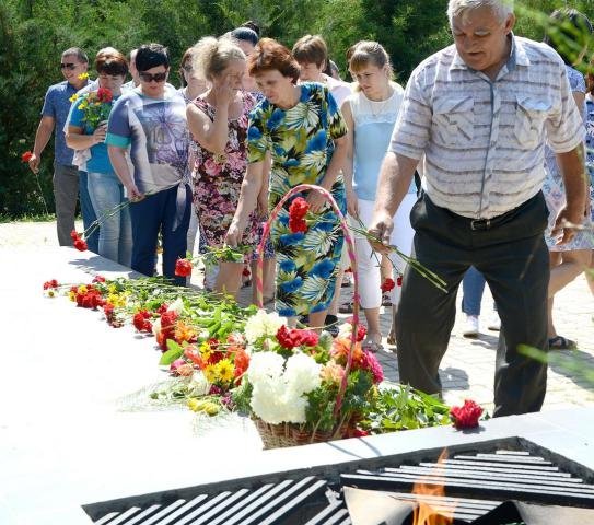 Митинг памяти, посвященный 77 годовщине начала Великой Отечественной войны 1941-1945 годов прошел в пос. Новоберезанском